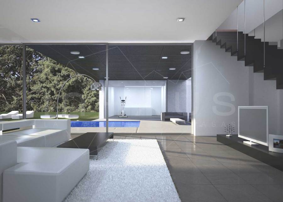 Comedor casa modular modelo Puig Cerdà