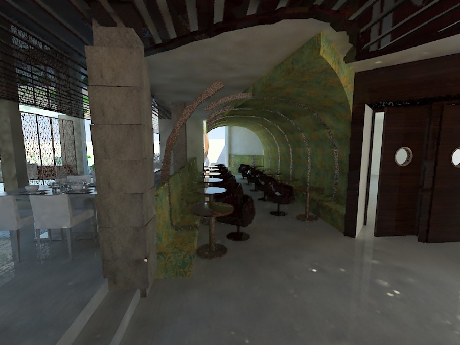 Comedor para servicio informal "tapas"