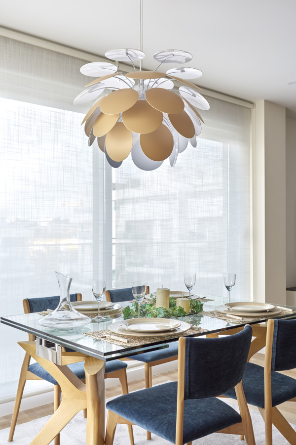 Comedor, protagonismo para la lámpara