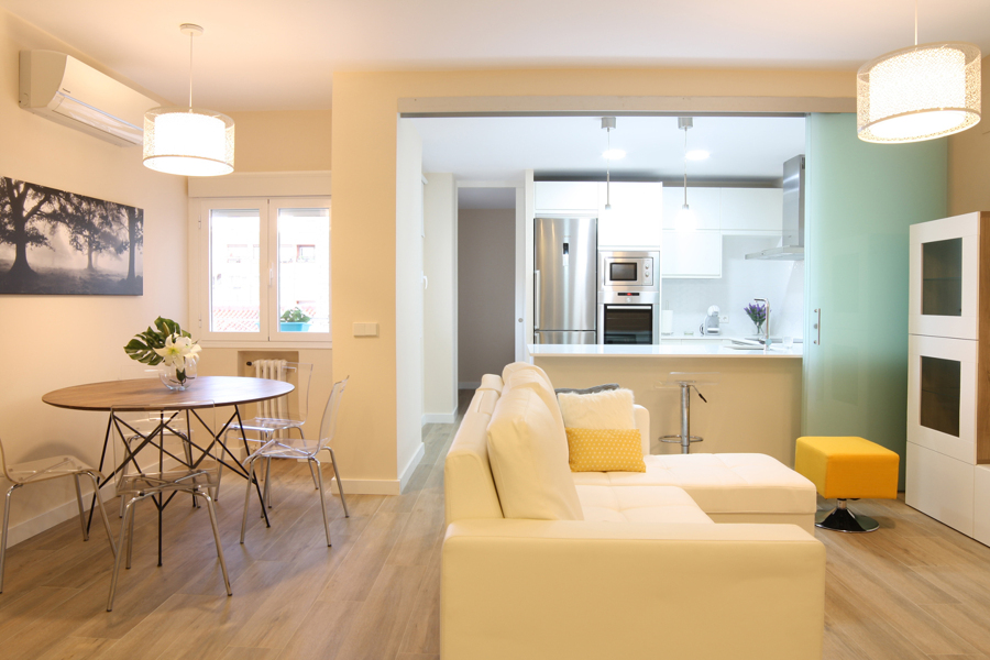 Comedor y cocina abierta