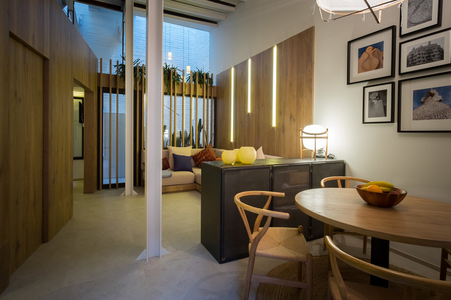 Comedor y salón en un mismo espacio 