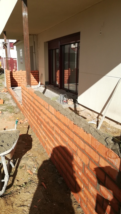 Comienzo de cerramiento