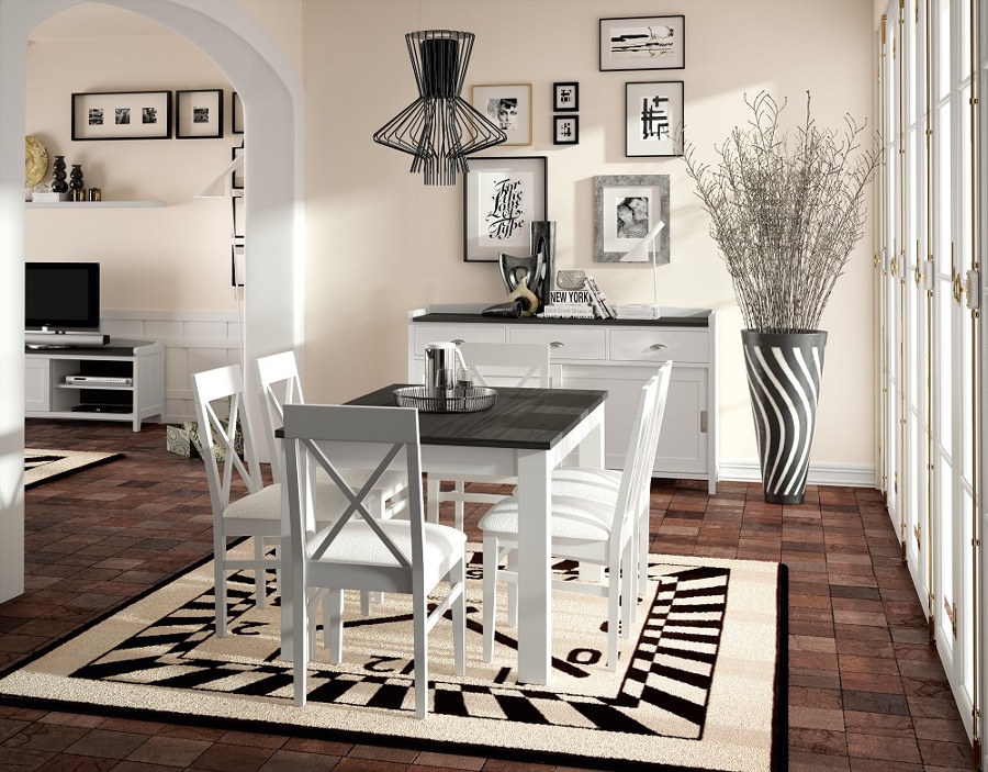 Composición blanco y ceniza.