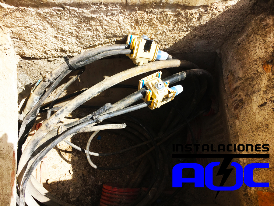 Conexión en arqueta