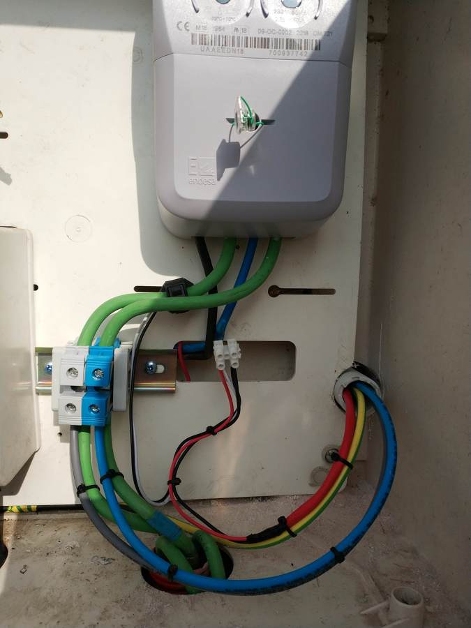 Conexionados de toroidal y contador