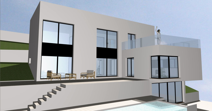 Conjunto de dos viviendas