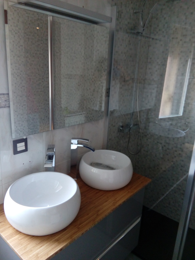 Conjunto de lavabo configurado a medida del cliente