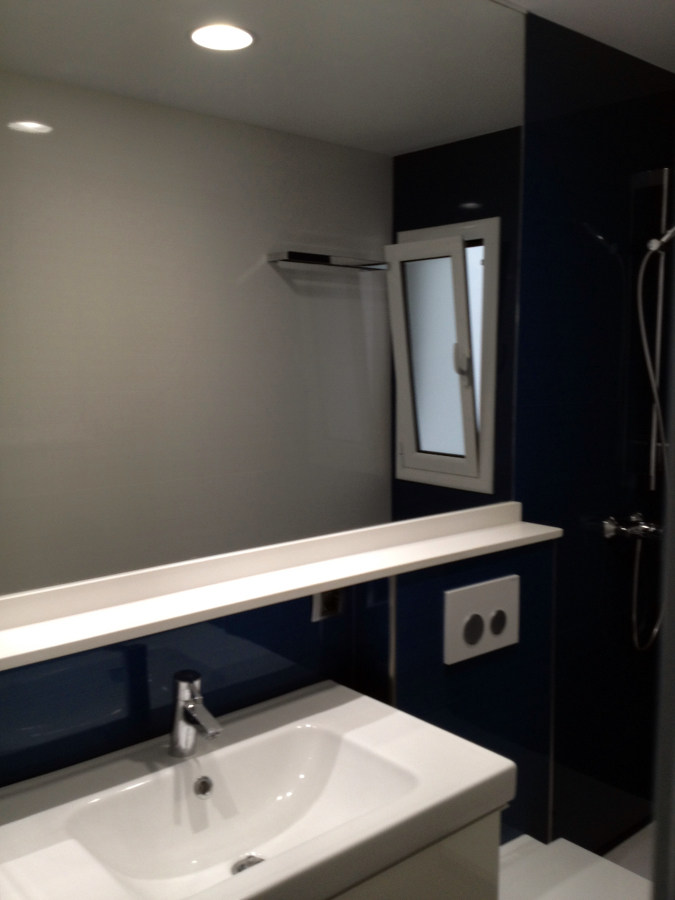 Conjunto espejo baño-repìsa