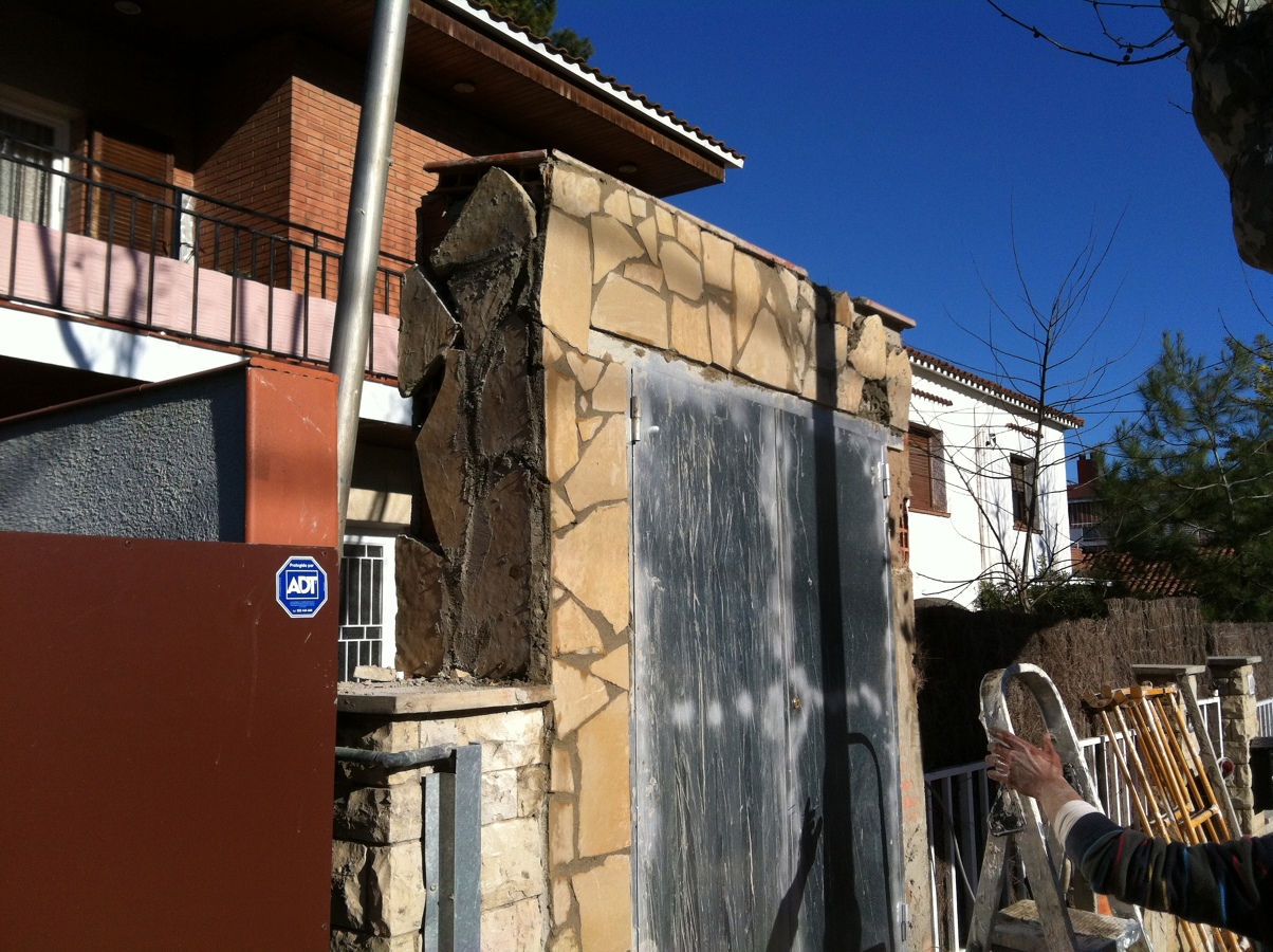 Construcción caseta.