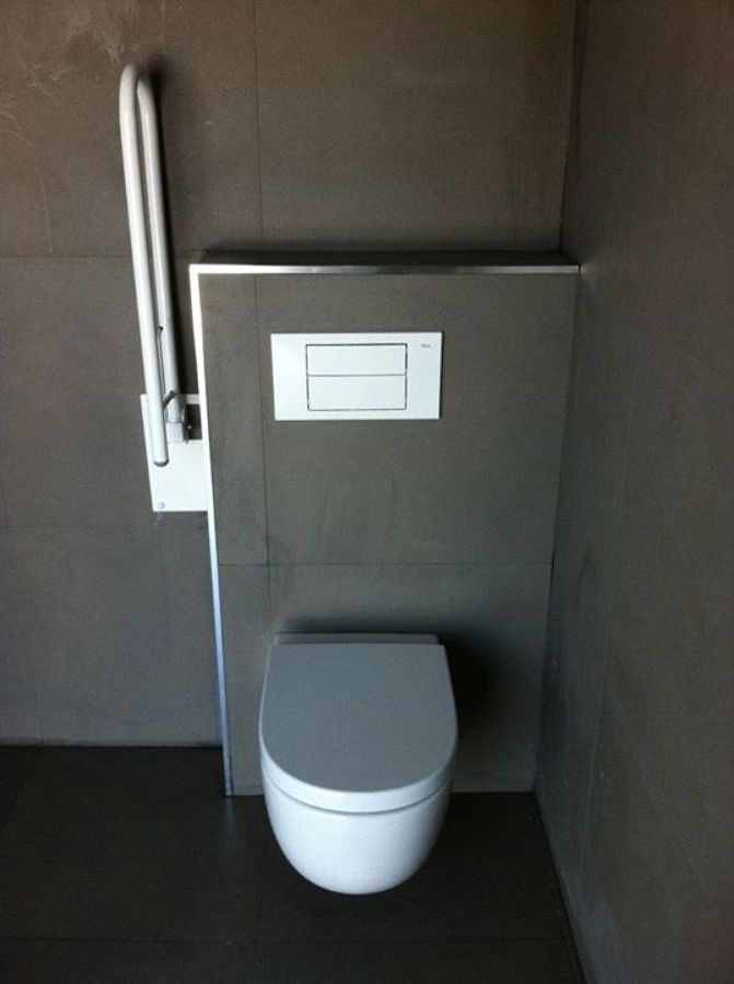 Construccion de baño de minusvalidos