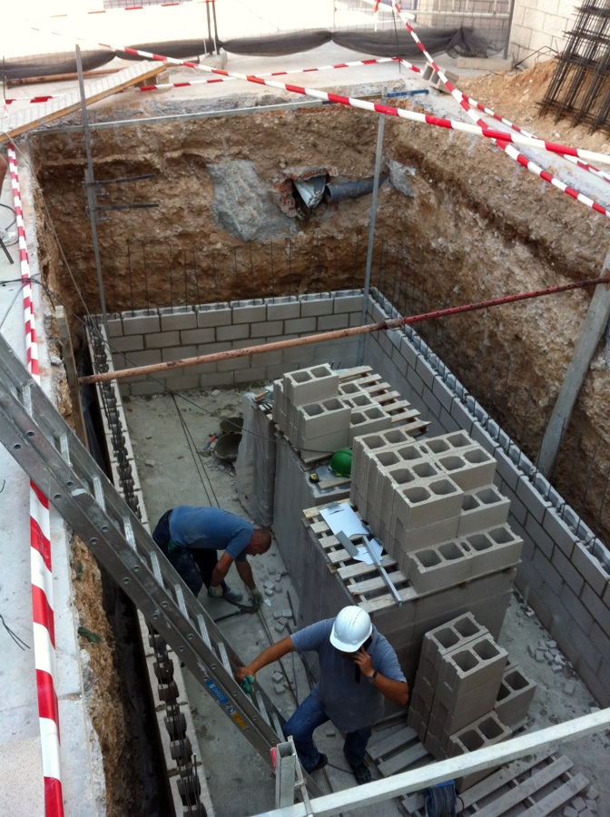 construcción de depuradora