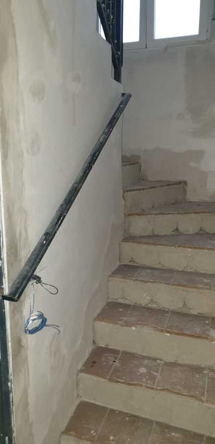 Construcción de nueva escalera