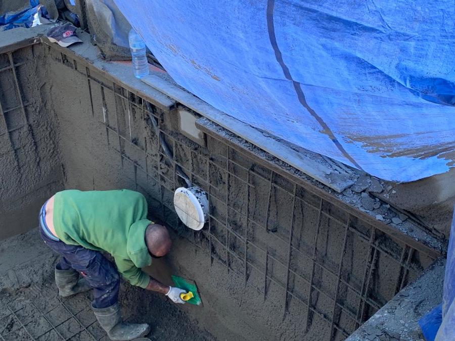 Construcción de Piscina Gunitada