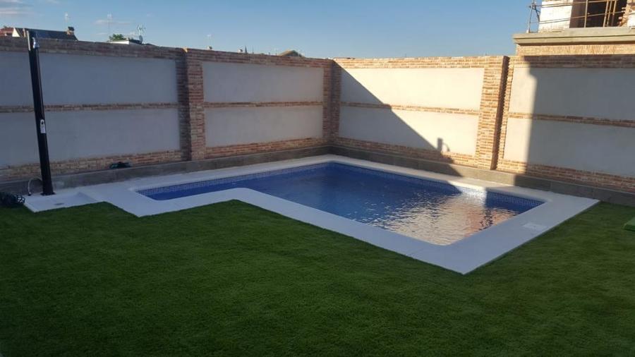 Construcción de Piscina Gunitada terminada