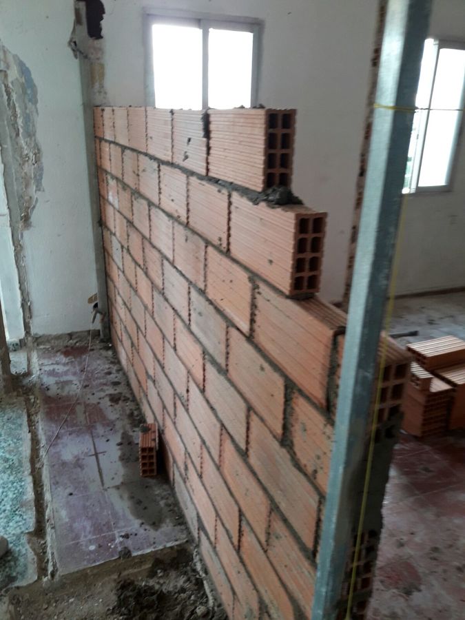 Construcción de tabique