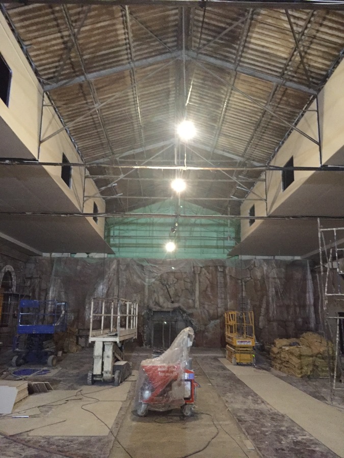 construccion de techo a distinto nivel