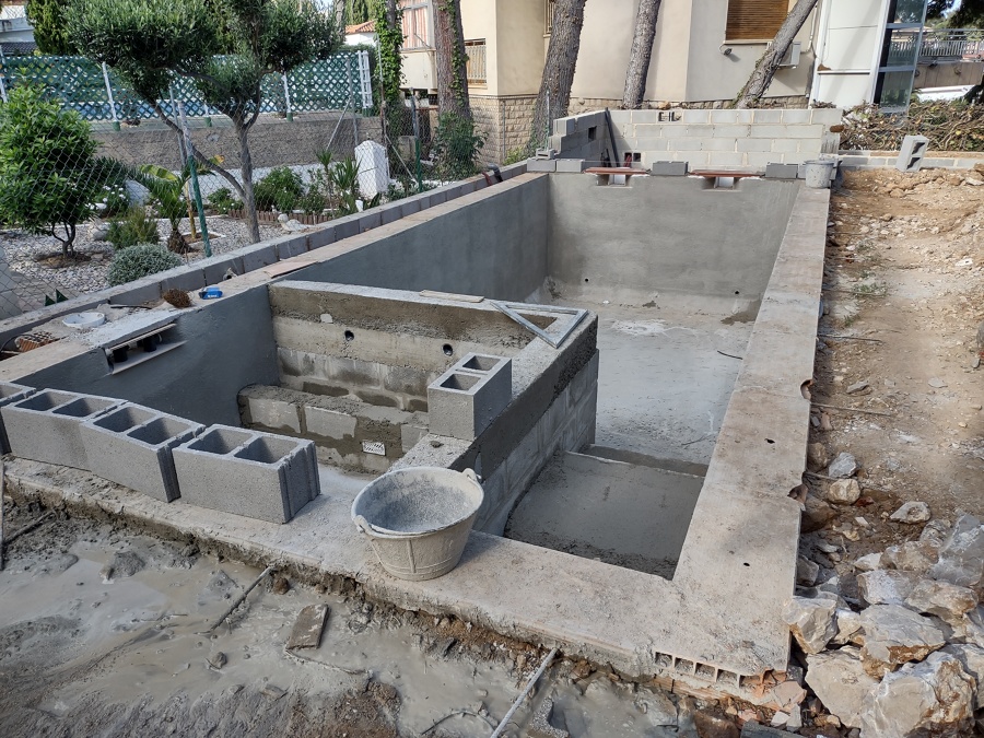 Construcción del Spa.