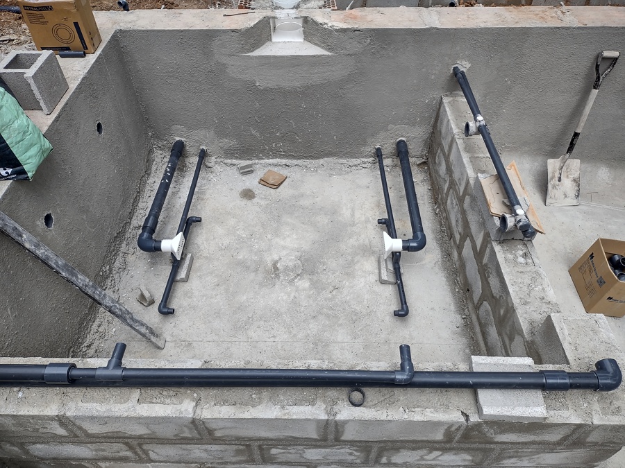 Construcción del Spa. Sistema hidráulico.