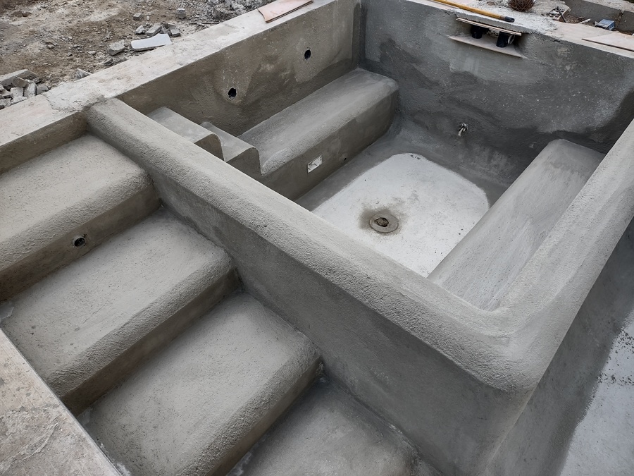 Construcción del Spa. Terminación.