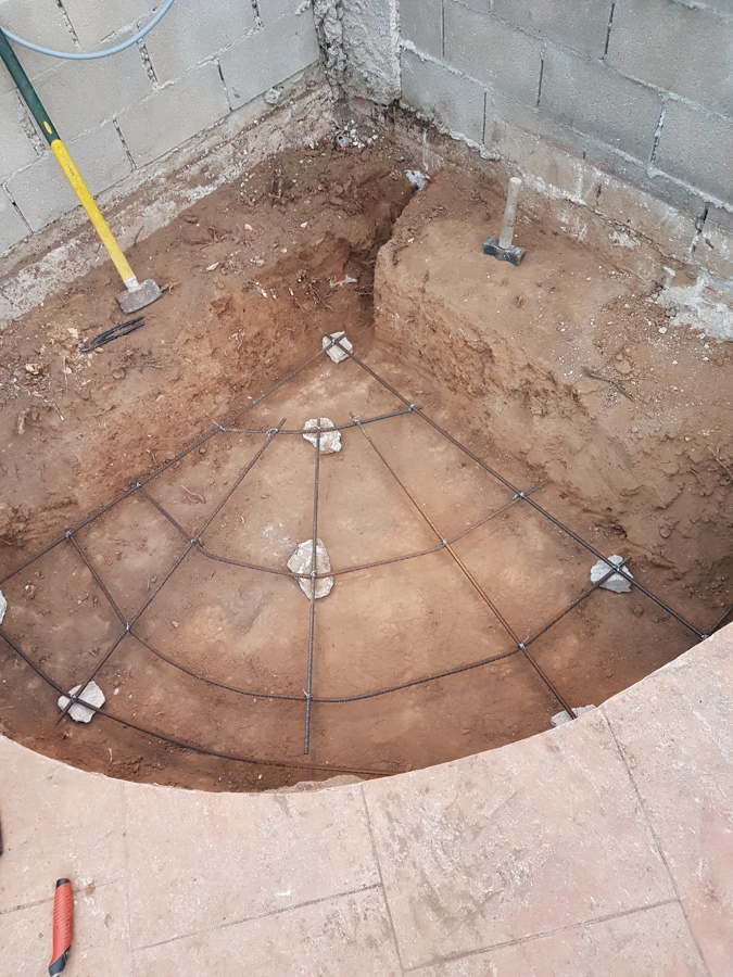 Construccion jacuzzi exterior