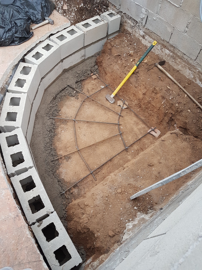 Construccion jacuzzi exterior