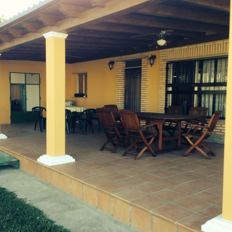 Construcción porche madera