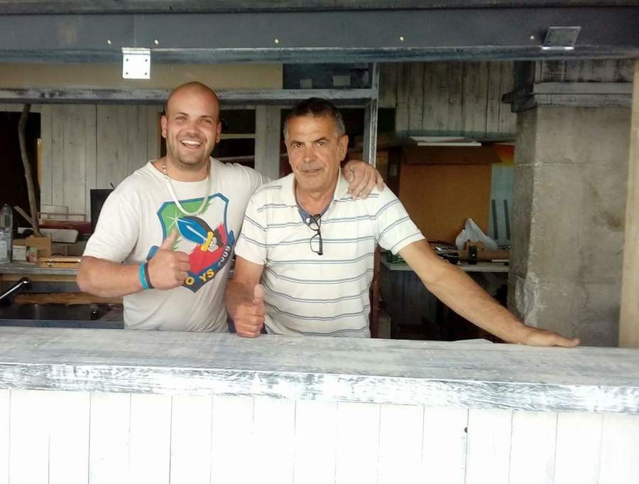 Construcion barra bar Anima Ibiza