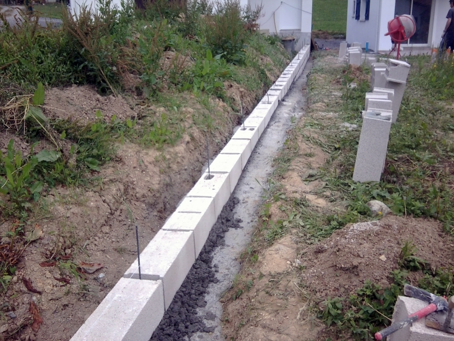 Construcción de muro