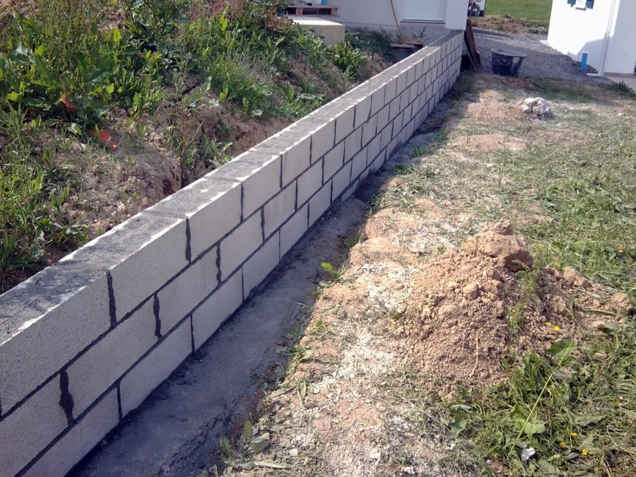 Construcción de muro