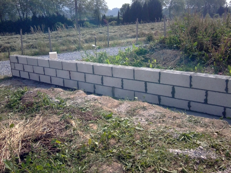 Construcción de muro