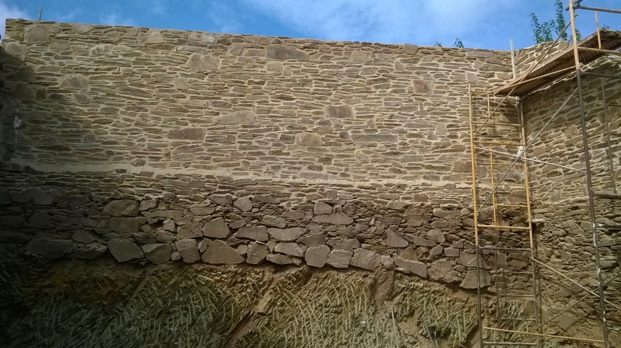 construcion de pared 