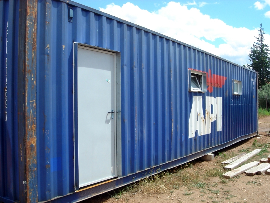 Contenedor marino almacén