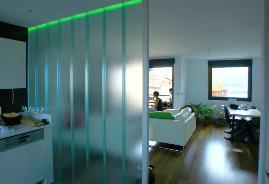 Continuidad espacial cocina-salón