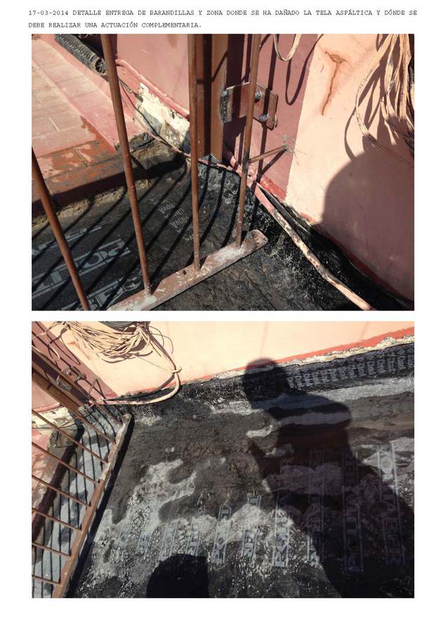 Control fotográfico de los trabajos