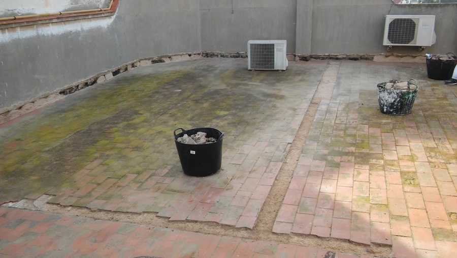 CORCHO PROYECTADO EN TERRAZAS