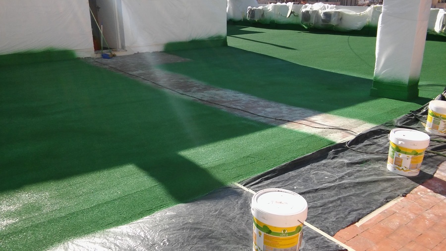 CORCHO PROYECTADO EN TERRAZAS