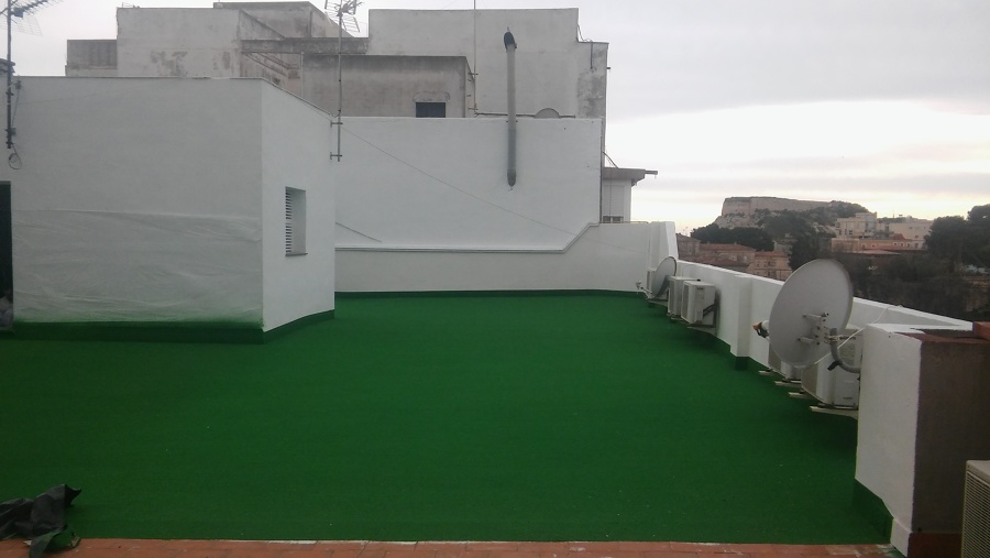 CORCHO PROYECTADO EN TERRAZAS