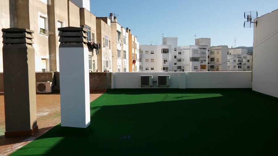 CORCHO PROYECTADO EN TERRAZAS