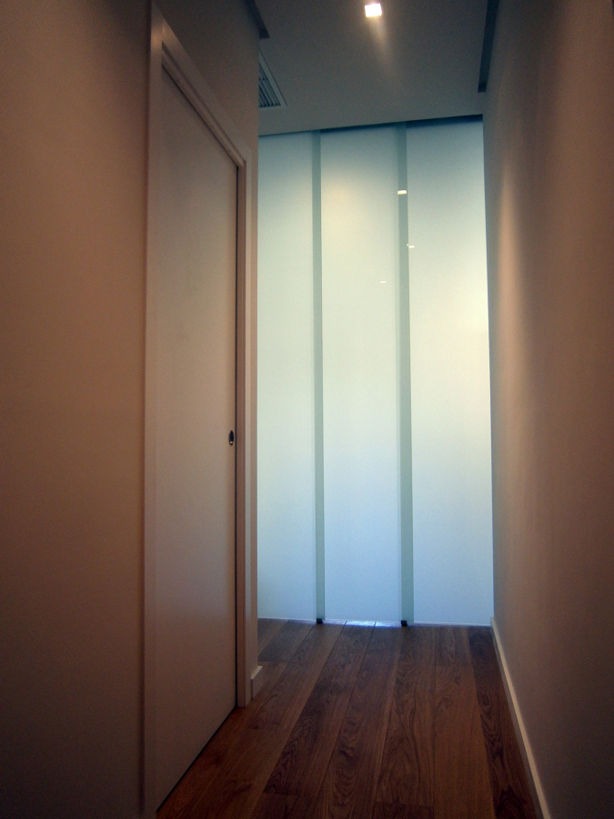 Corredera cristal 3 hojas en cocina