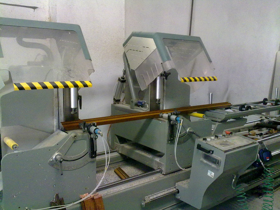 cortadora de doble cabezal