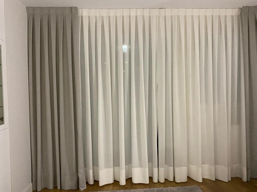 Cortina confeccionada Tablas