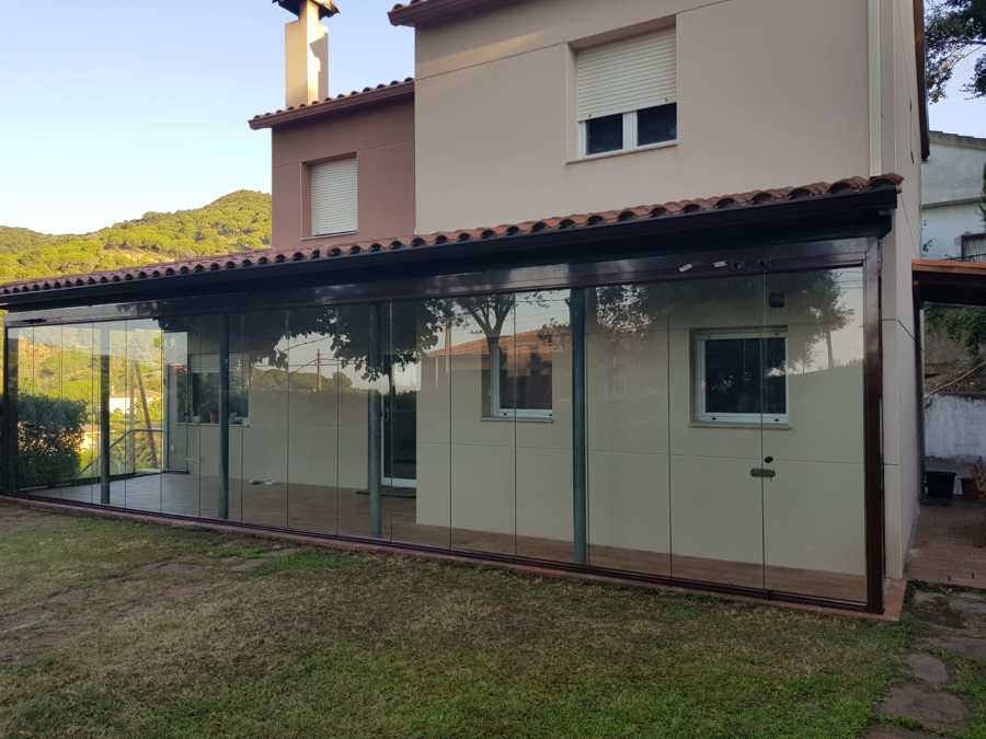 Cortina Cristal y Aluminio