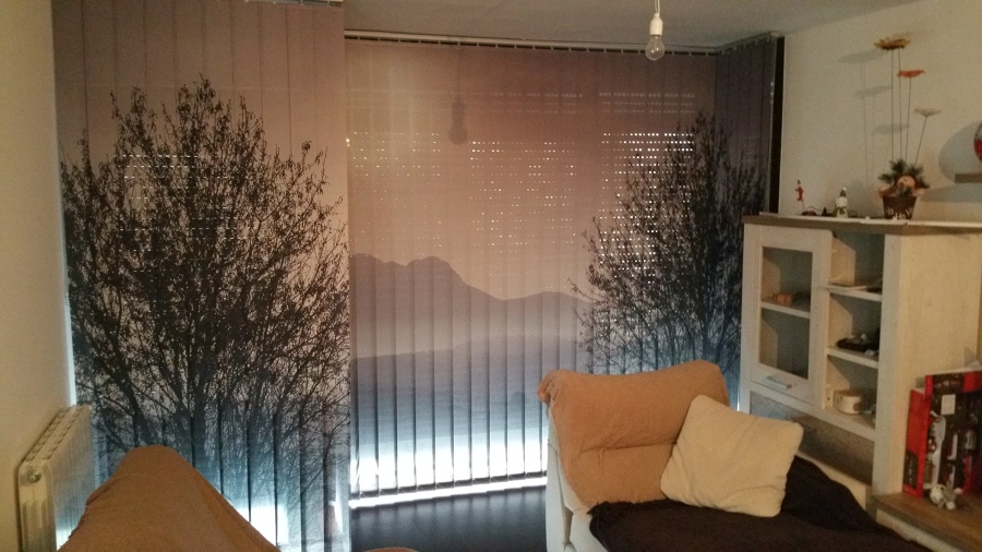 Cortina Vertical con Impresión Digital