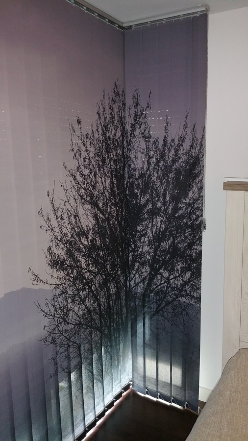 Cortina Vertical con Impresión Digital