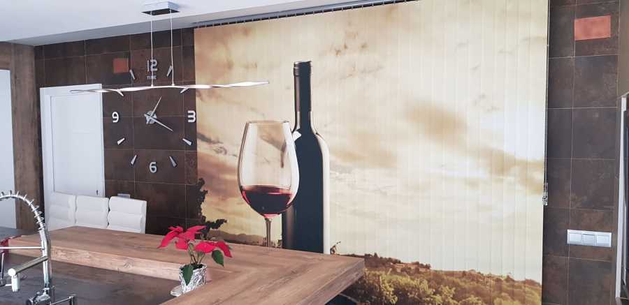 Cortina Vertical con Impresión Digital