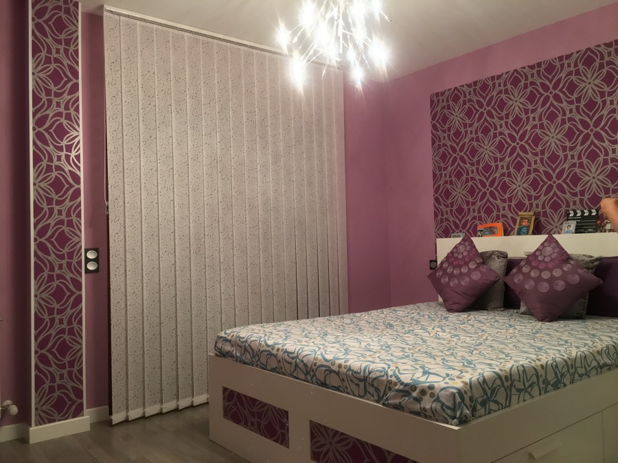 Cortina Vertical tejido decorativo