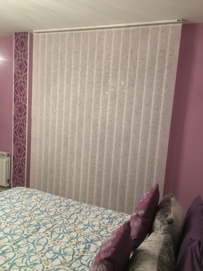 Cortina Vertical tejido decorativo