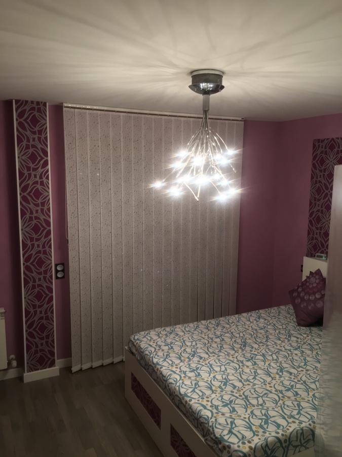 Cortina Vertical tejido decorativo