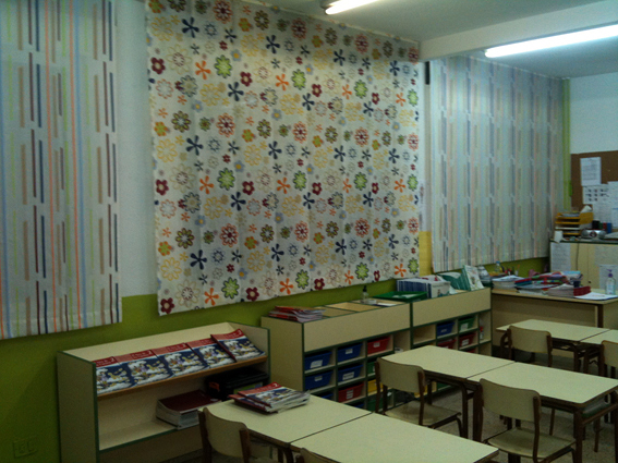 Cortinas Aulas 2º Primaria