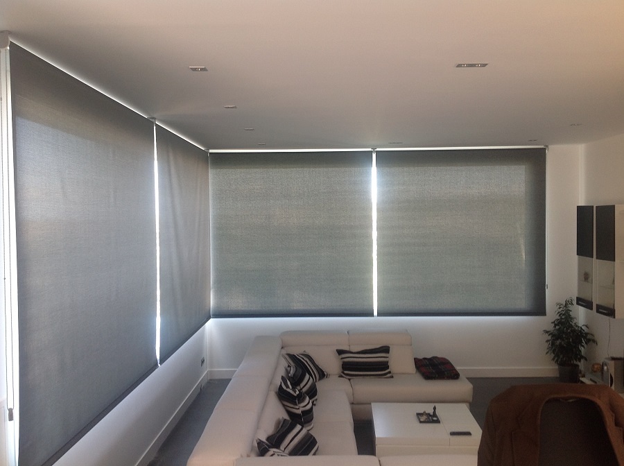 Cortinas enrollables de Polyscreen 1% Duo Face 